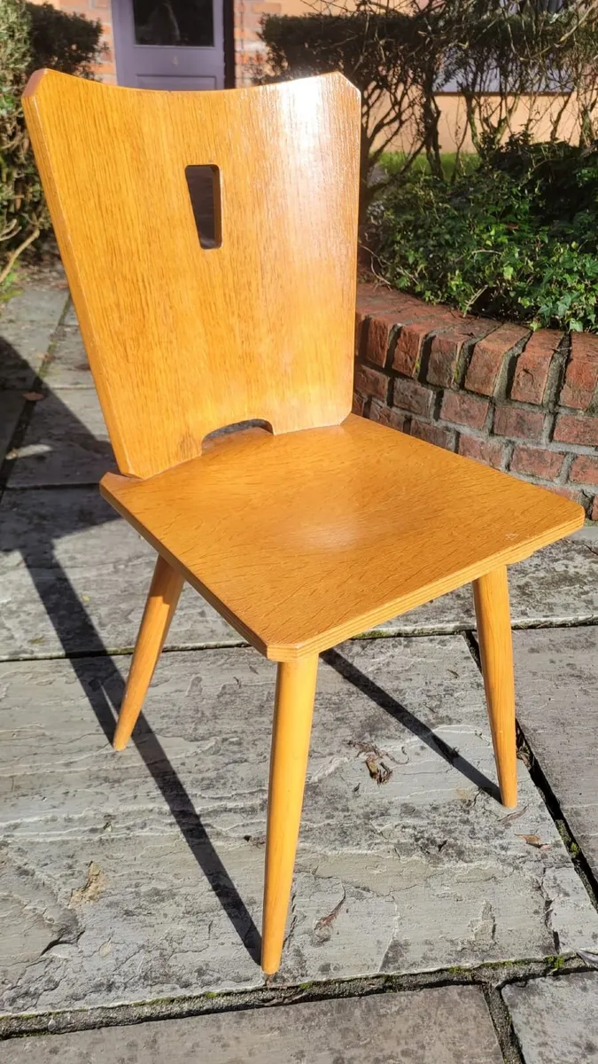 Brutalist mid century chairs - Image 2