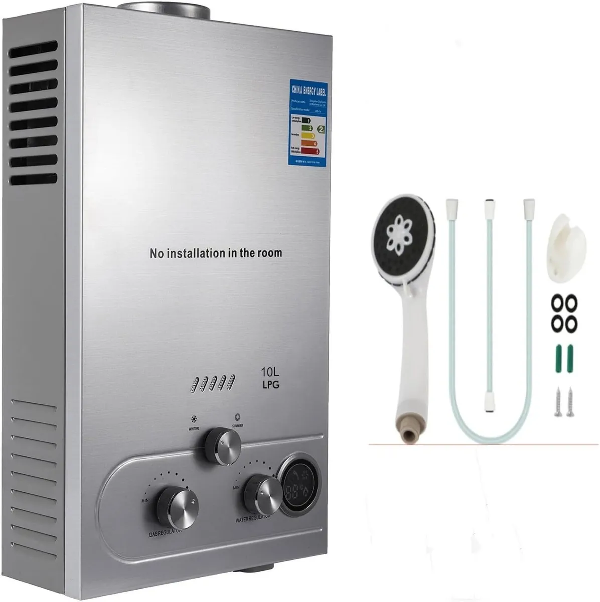 10L LPG Gas Water Heater – Bathroom & Camping - Image 2