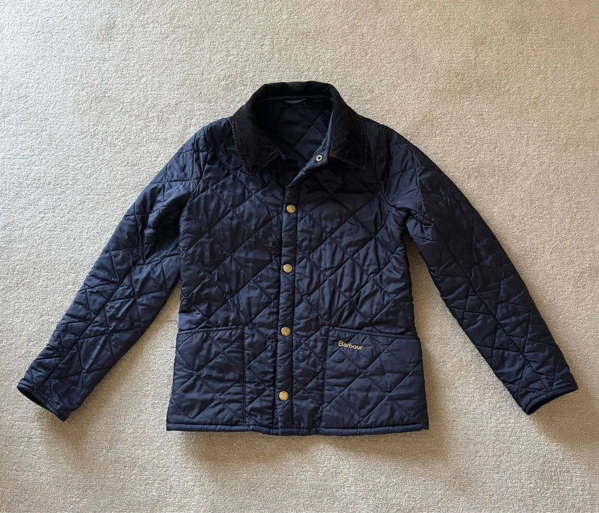 Barbour quilted jacket age 8-9 - Image 1
