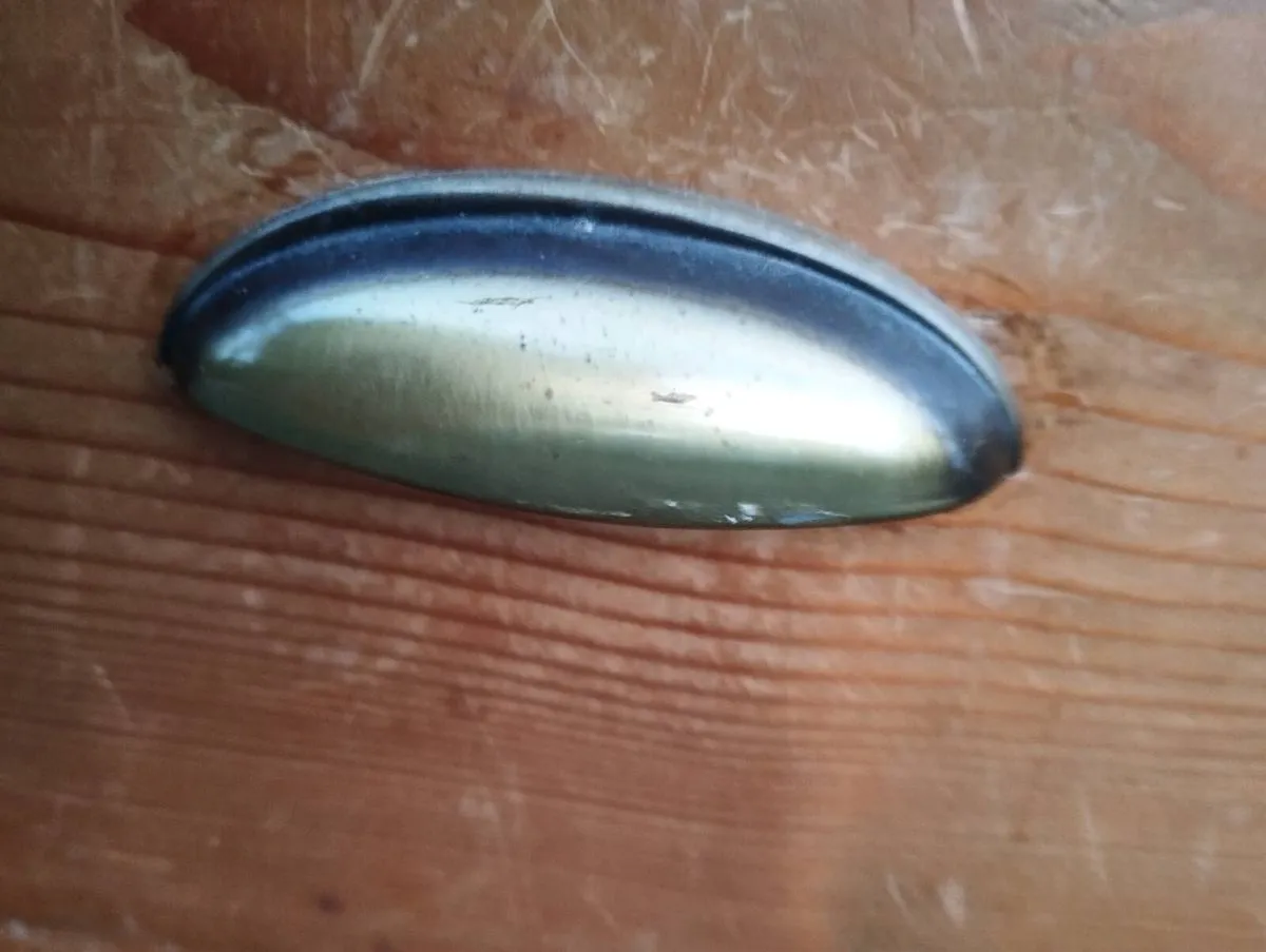 Vintage DEEP 3 drawer chest unit, pitch pine - Image 3