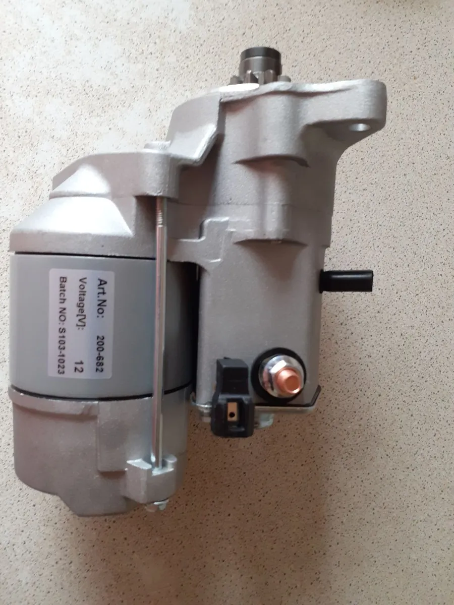 Starter for Kubota ride on mower 3 cylinder engine - Image 1