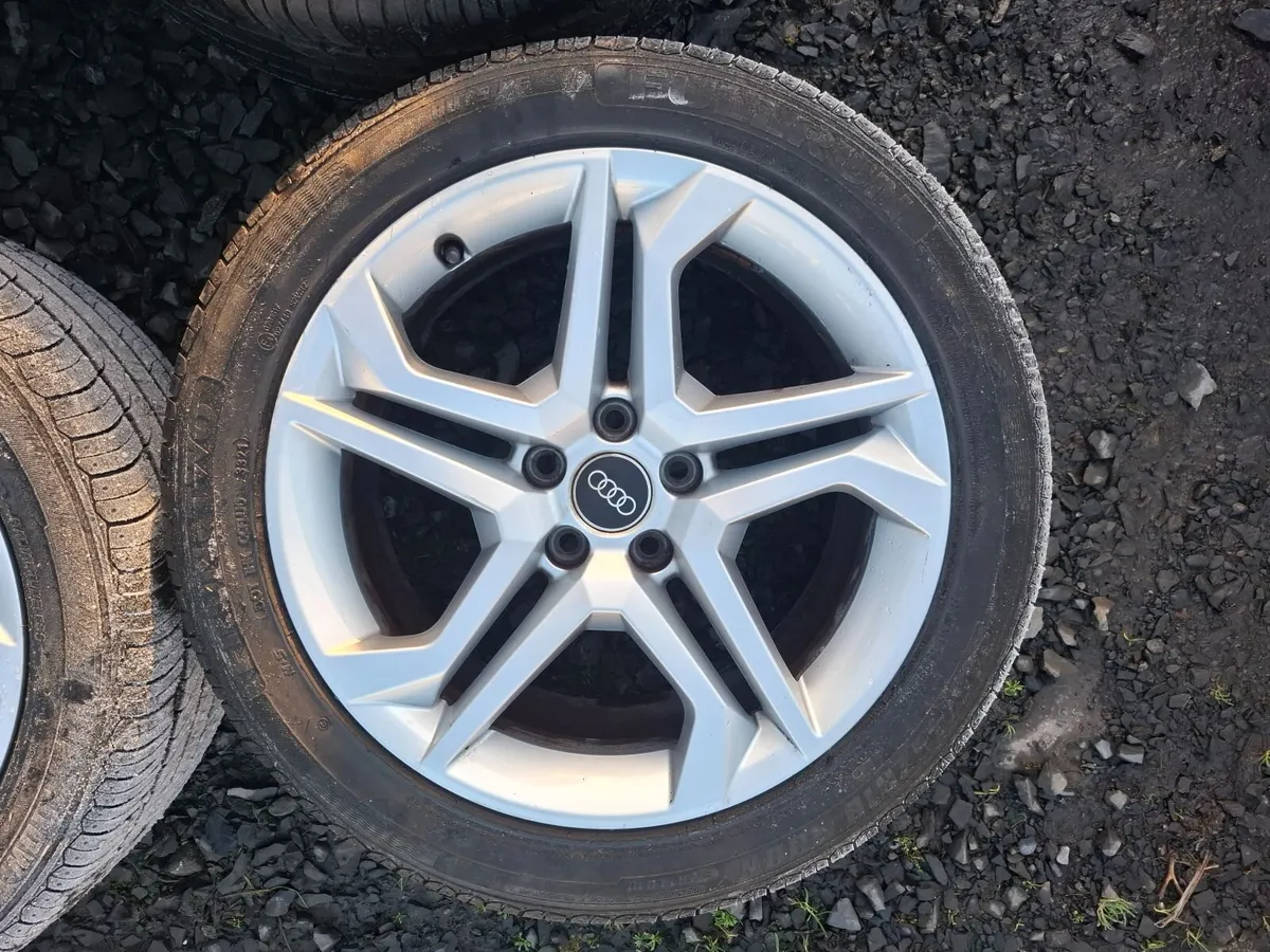 18" Genuine Audi A6 S Line Alloys with tyres - Image 2