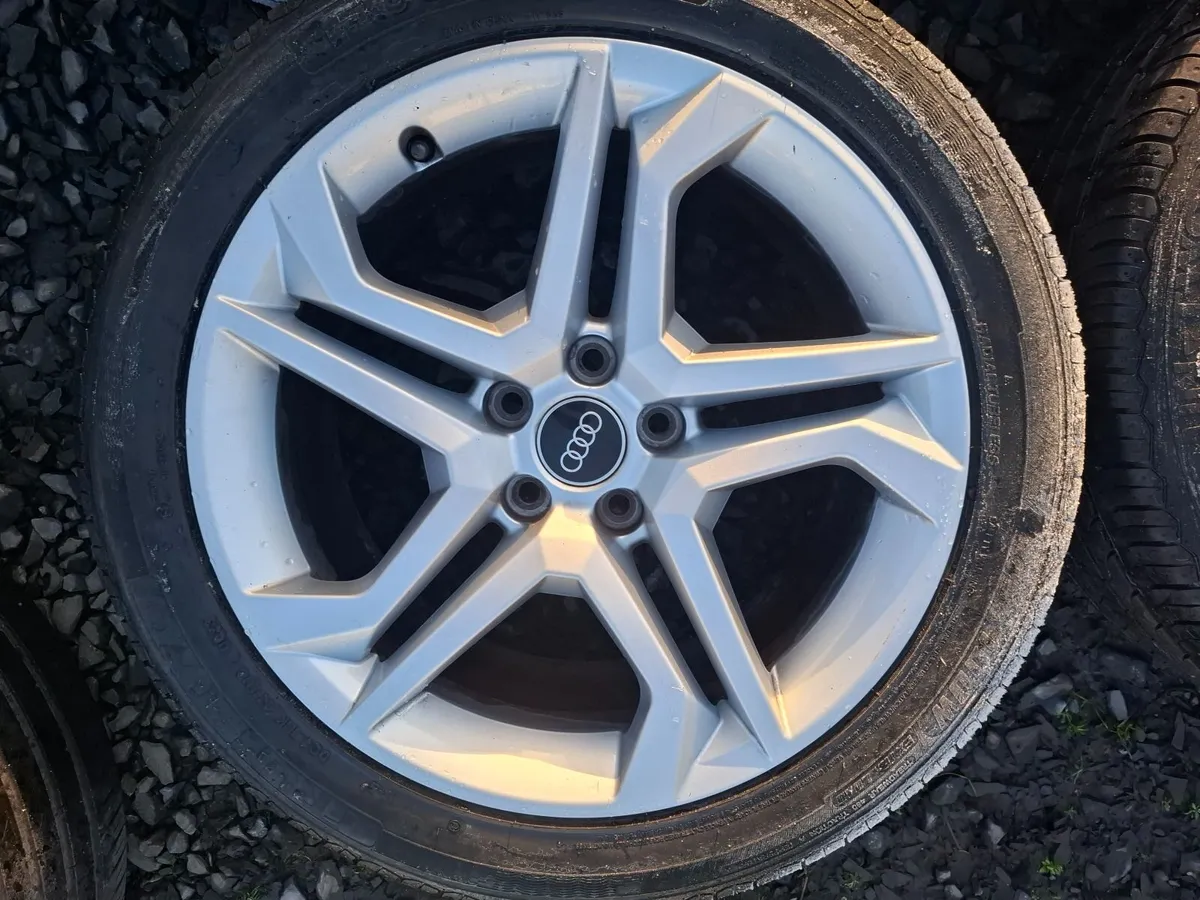 18" Genuine Audi A6 S Line Alloys with tyres - Image 1