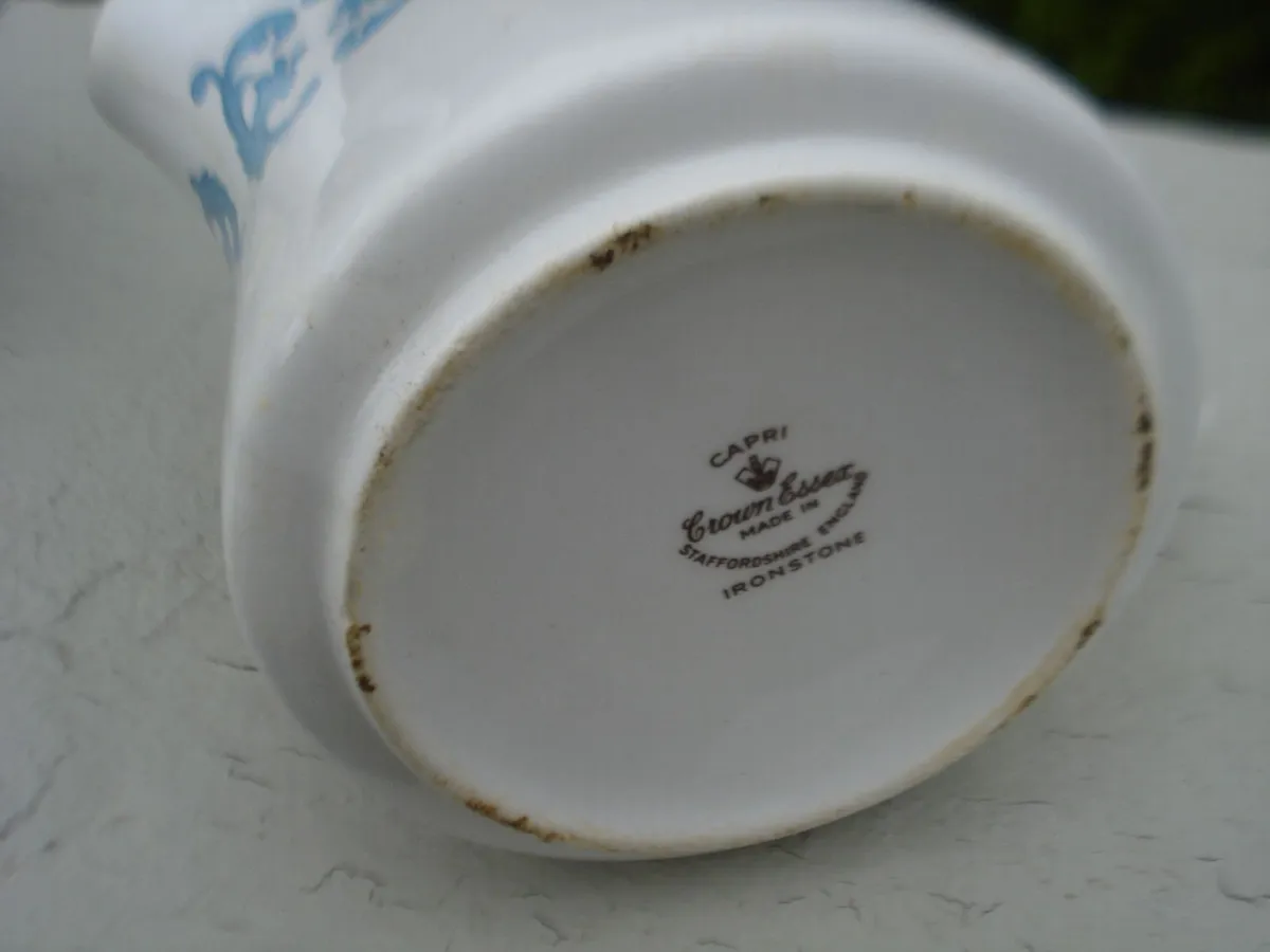 11 FINE CHINA CERAMIC IRONSTONE JUGS. - Image 4