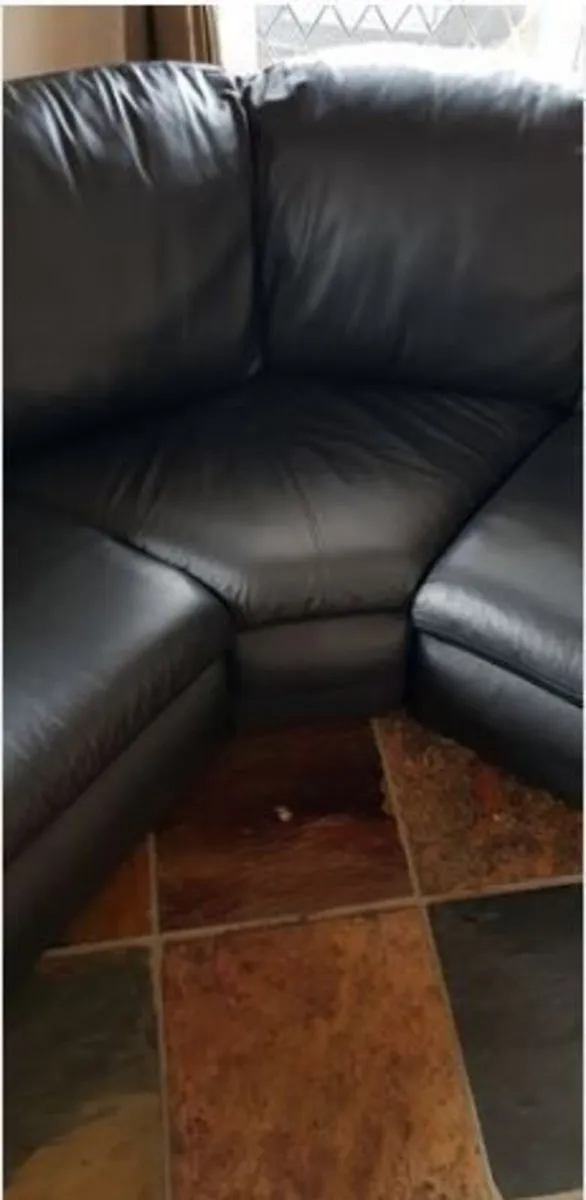 Leather Corner Sofa - Image 2