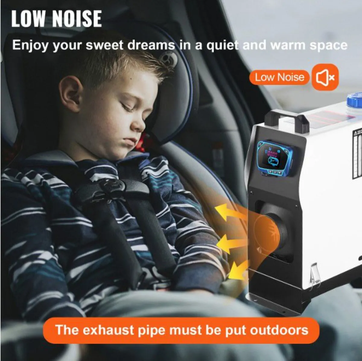 8KW 12V Diesel Air Heater, Fast for Vans & Campers - Image 3