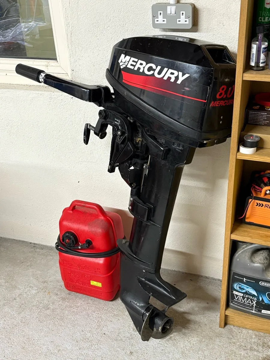 Mercury 8hp outboard - Image 1
