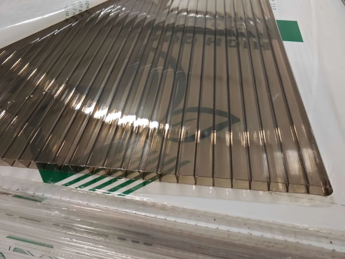10mm Brown Twin Wall Polycarbonate Sheets - Image 1