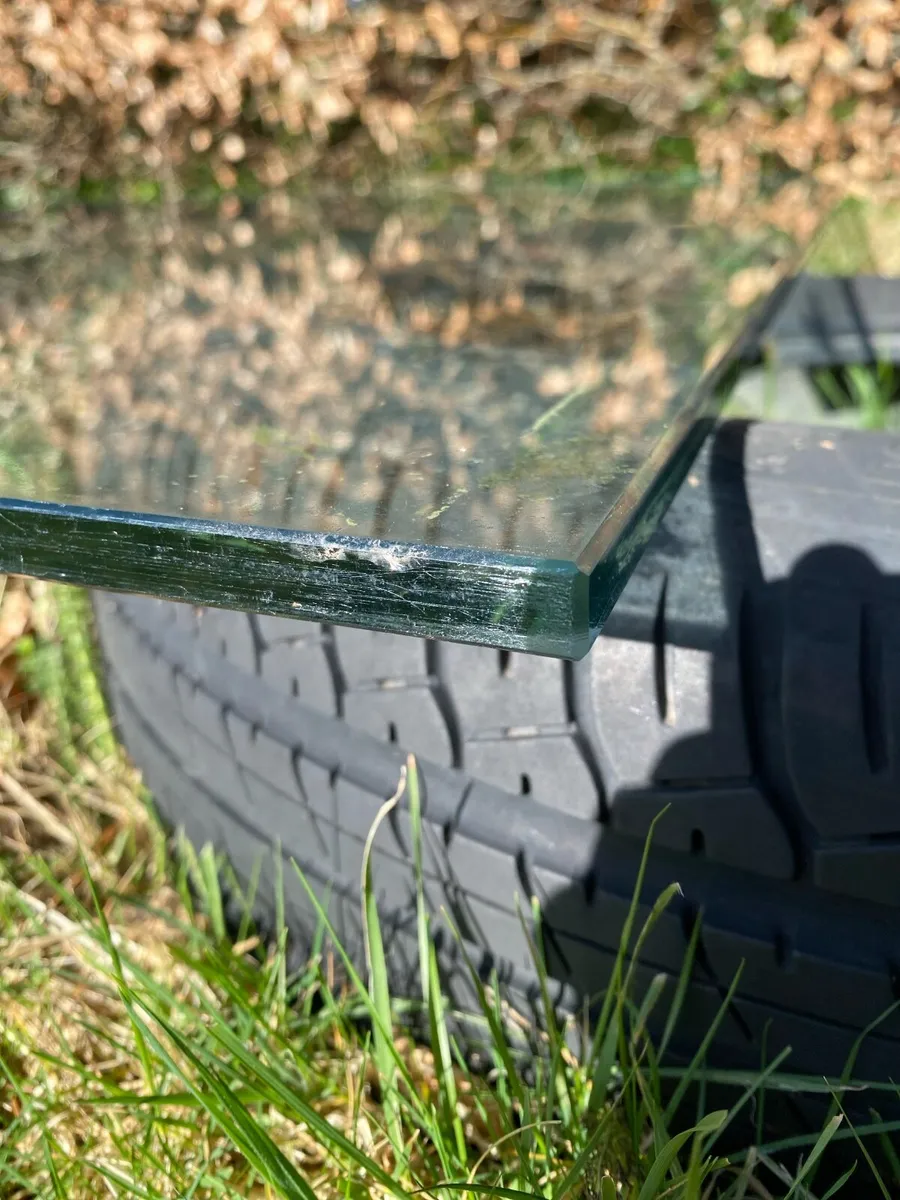 2 Large 10mm Toughened Glass Panels - Image 2