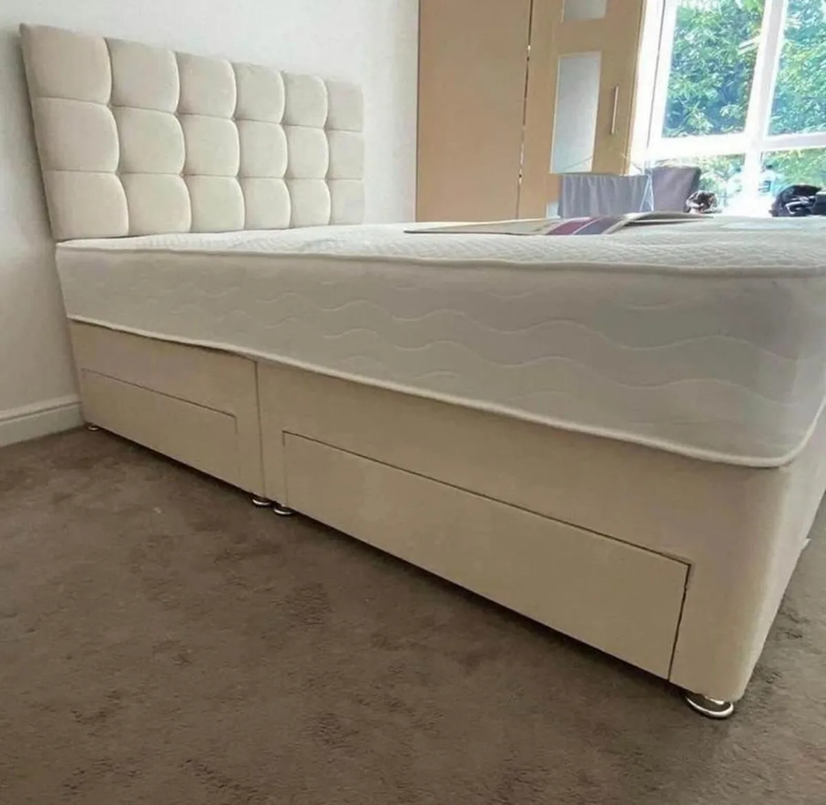 New 4FT Small Double Divan Beds - Image 1