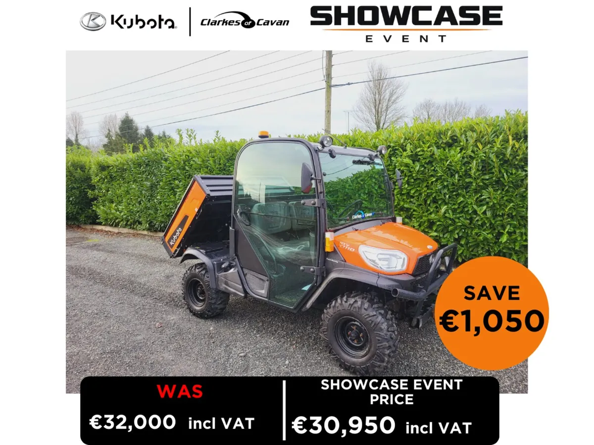 2023 Kubota RTV X1110 Orange - Image 1