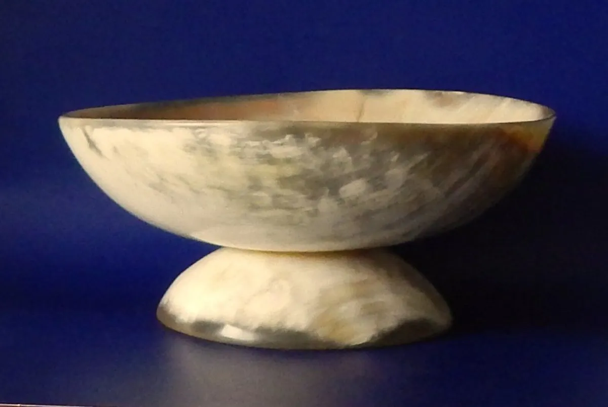 African Ankole Cow Horn Bowl - Image 1