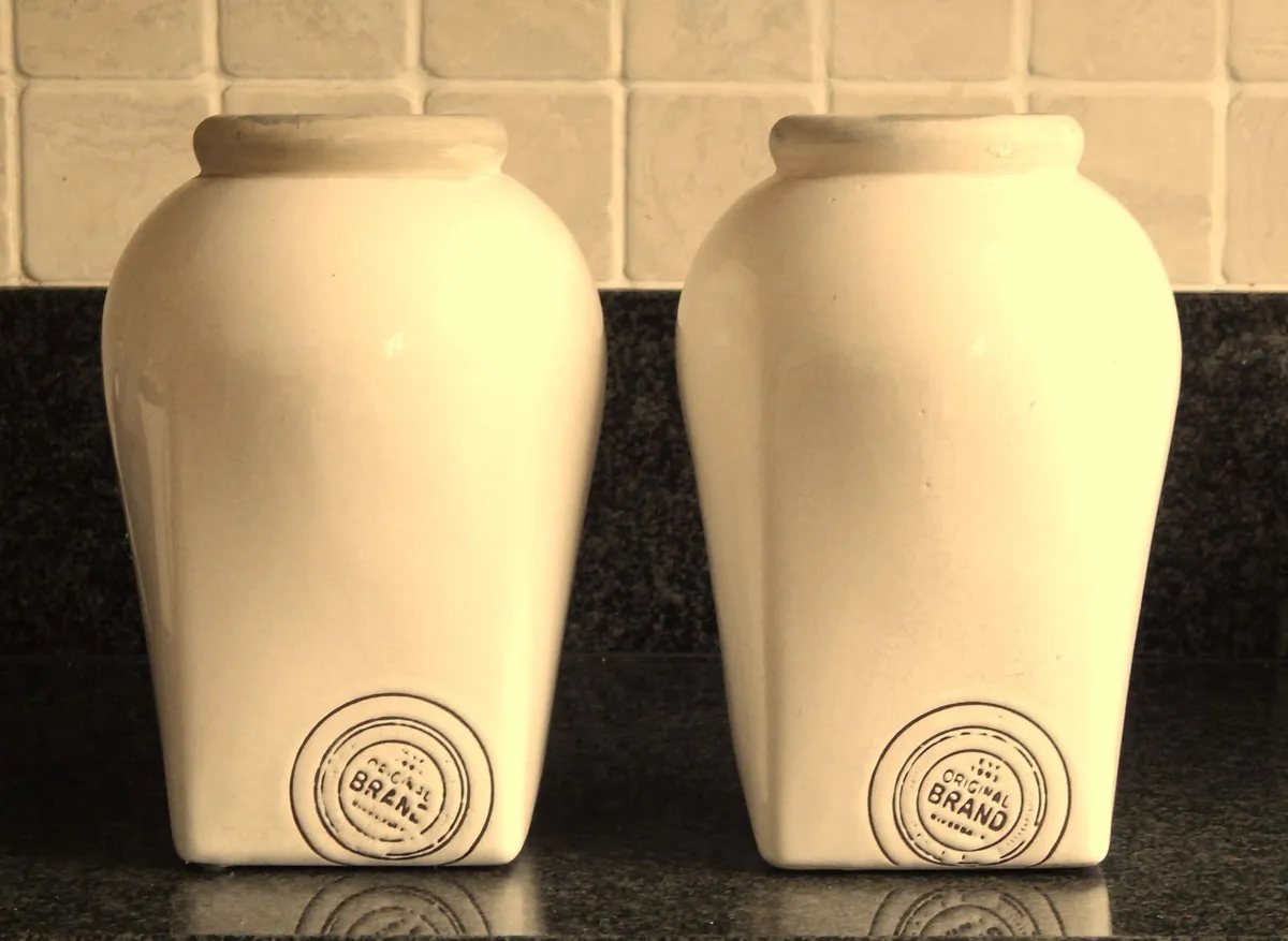 2 Riverdale Pottery Vases - Image 1