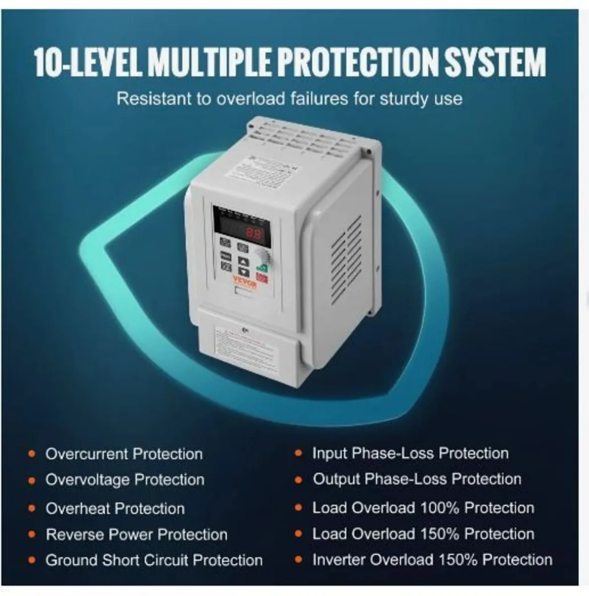 VFD 2.2KW 10A 3HP Variable Frequency Drive - Image 2