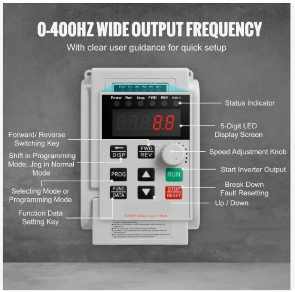 VFD 2.2KW 10A 3HP Variable Frequency Drive - Image 4