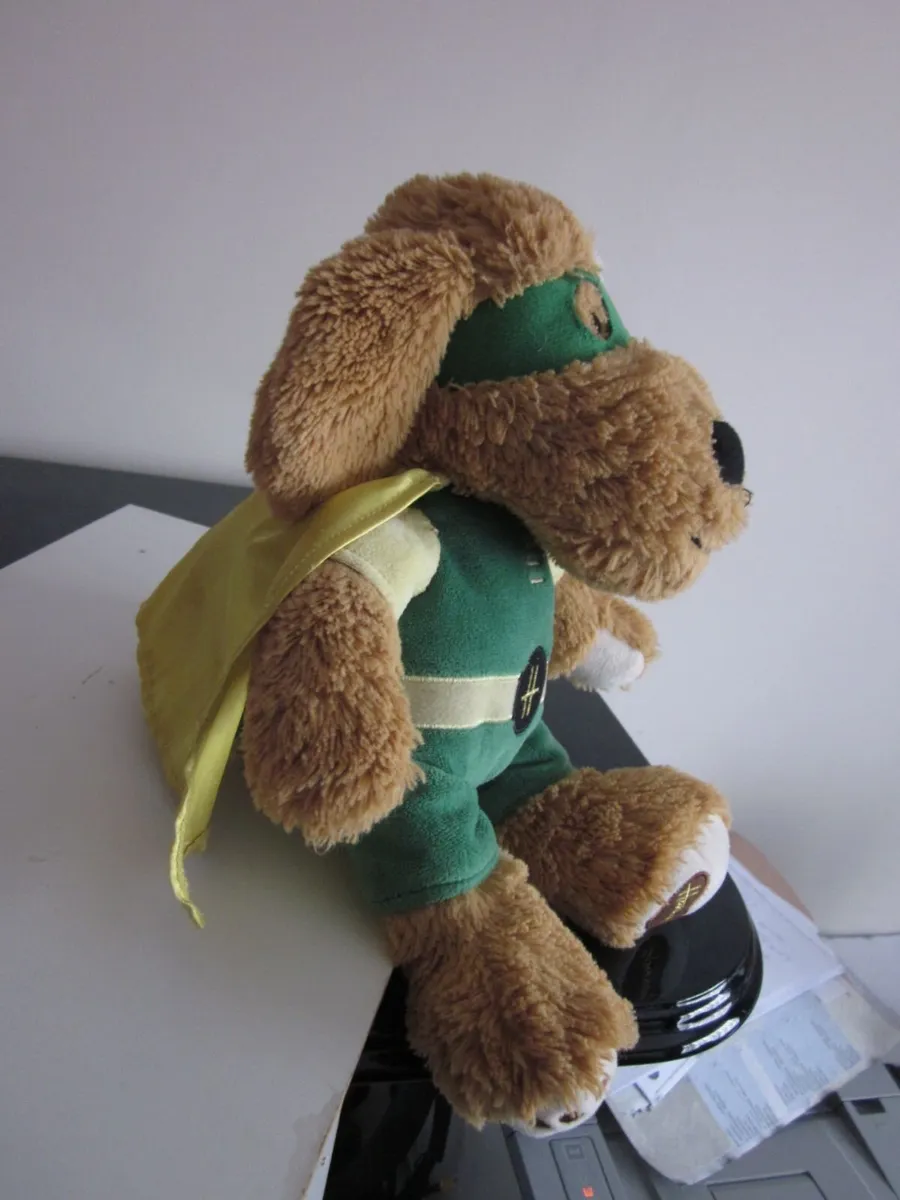 Harrods London Superhero Dog Puppy Plush - Image 2