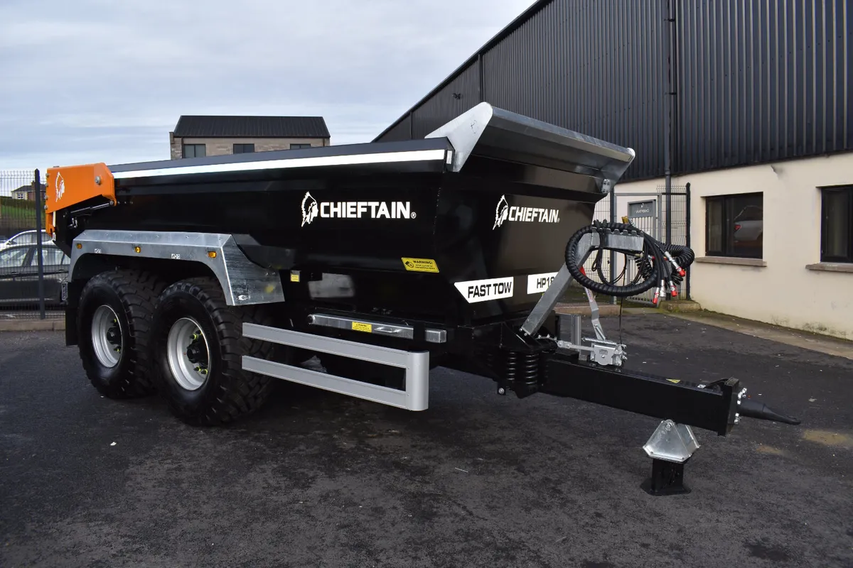 18t Half pipe dump trailer - Image 3