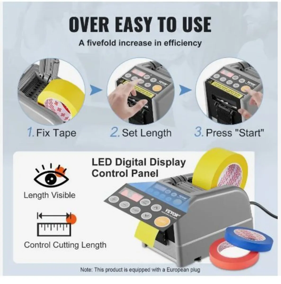 Zcut-9 Automatic Tape Dispenser Adhesive - Image 2