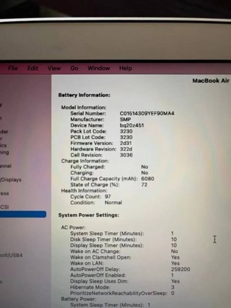 MacBook Air 13-inch (2017) - Excellent Battery! - Image 4