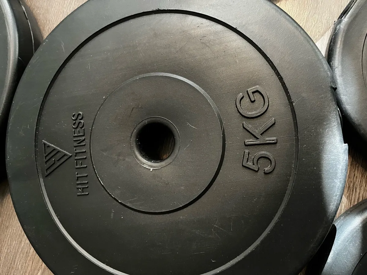 45kg hit fitness weight plates standard 1” - Image 3