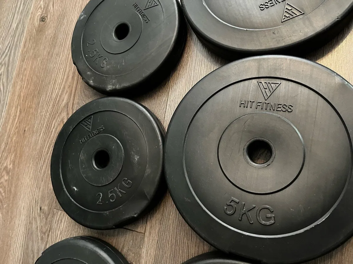 45kg hit fitness weight plates standard 1” - Image 4