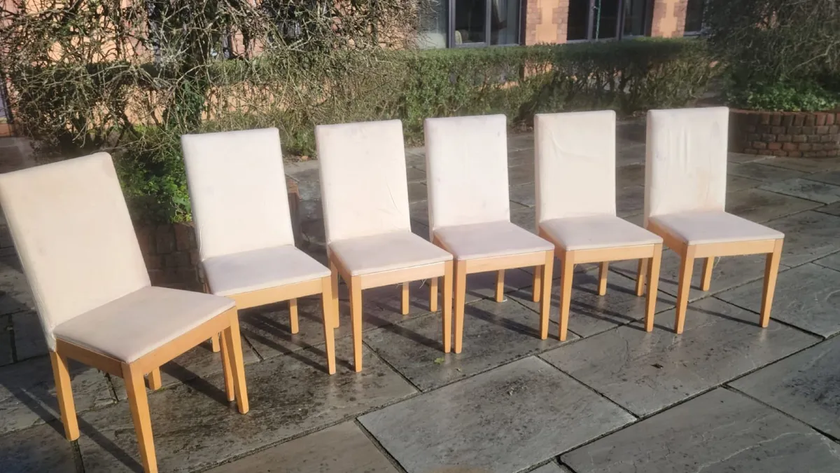 Six dining room chairs - Image 4
