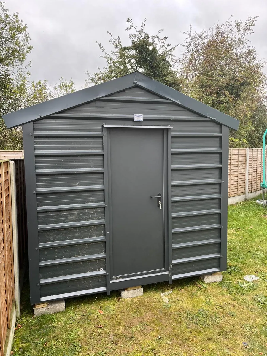 Steel garden shed - Image 1