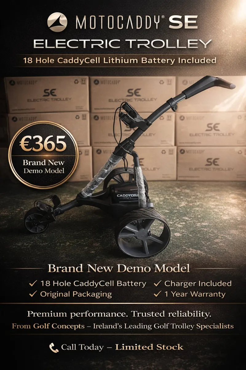 New motocaddy SE and caddycell battery
