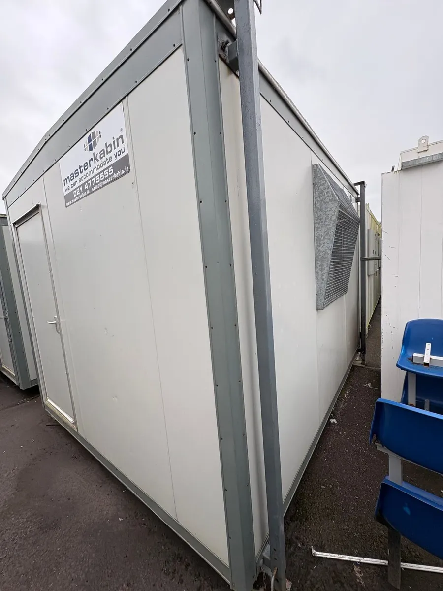 3.6m x 3m Open Plan Office Cabin Fire Damage - Image 2