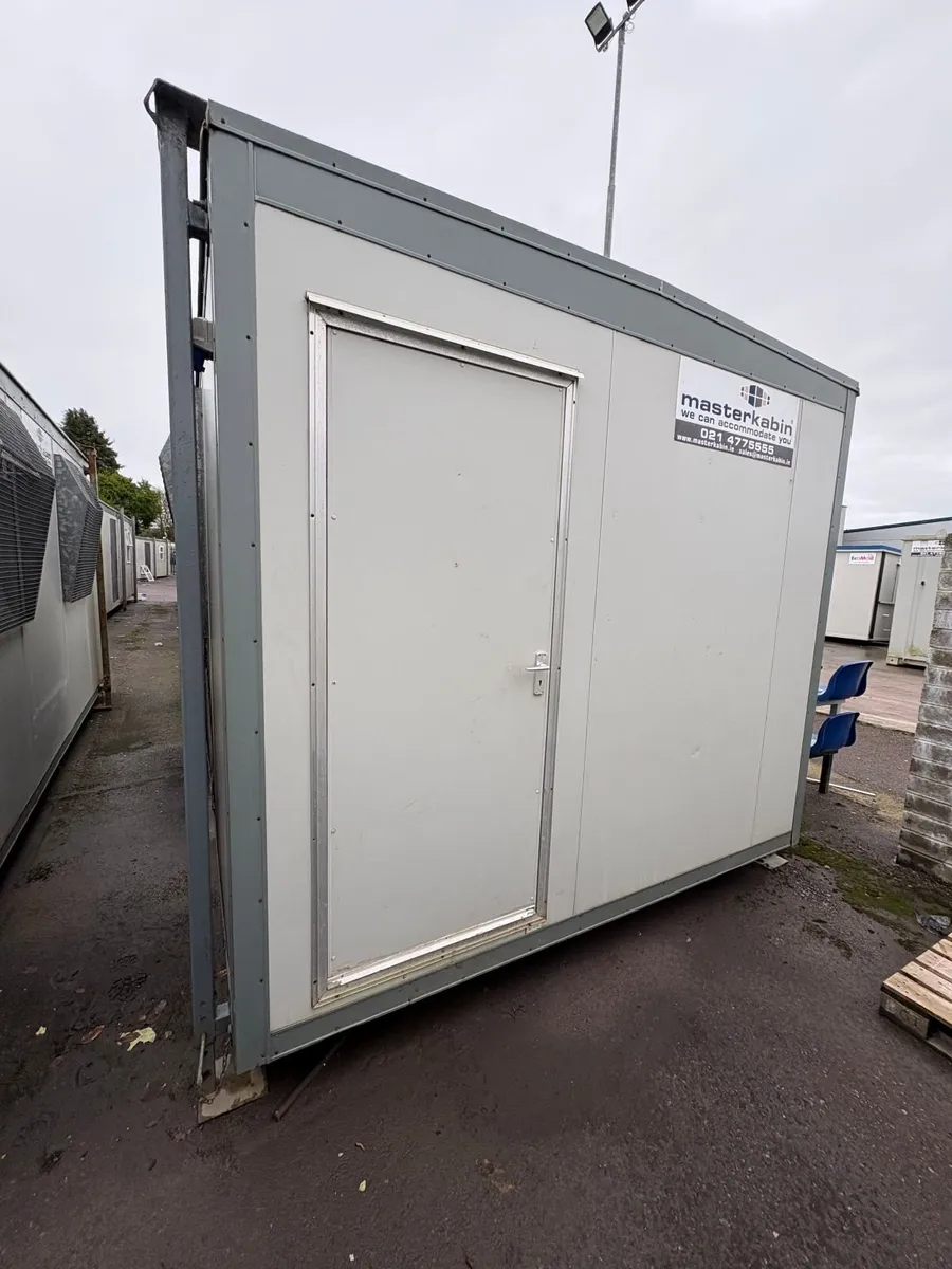 3.6m x 3m Open Plan Office Cabin Fire Damage - Image 1