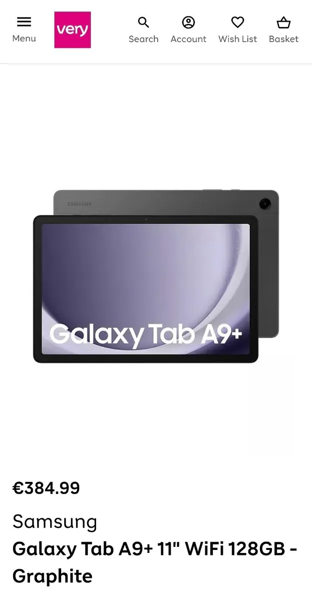 NEW Samsung Galaxy tab A9+ 128GB - Image 2