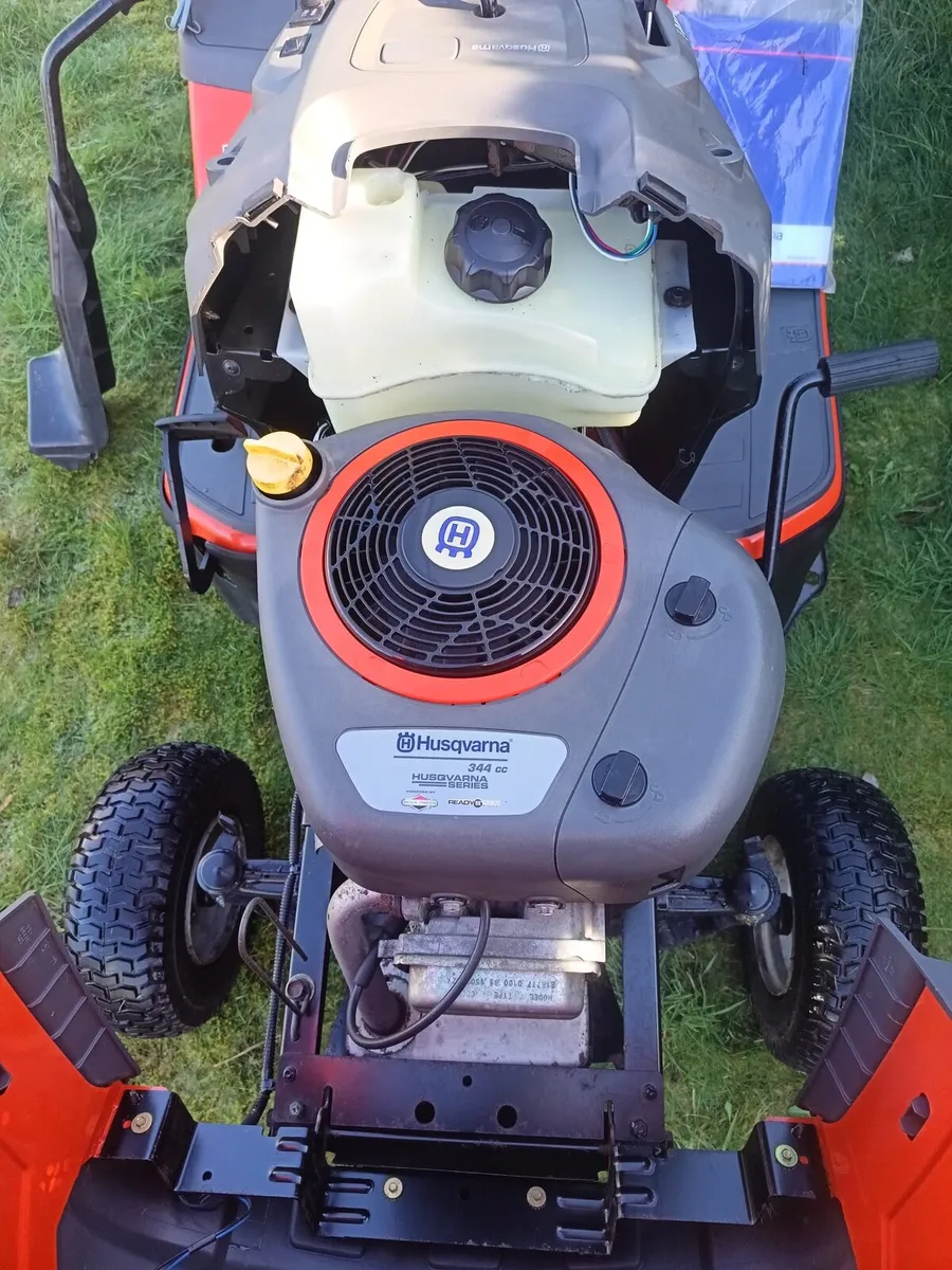 Husquvarna petrol ride on lawnmower - Image 1