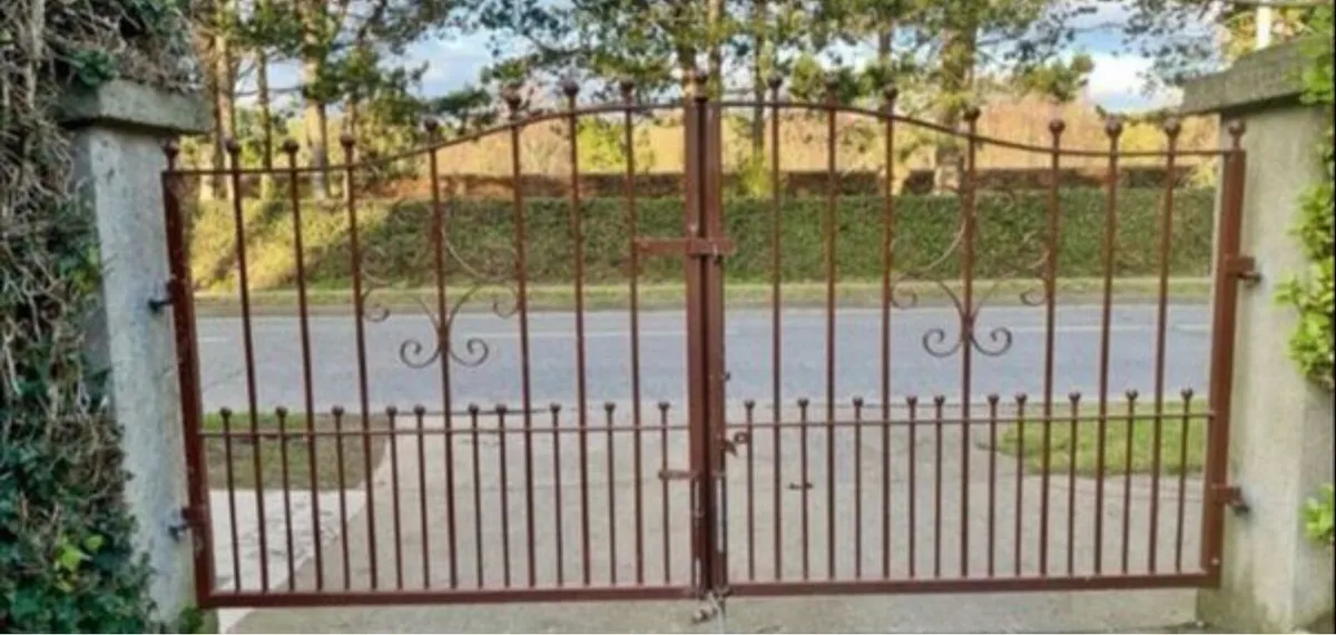 Galvanised Entrance Gates - Image 1