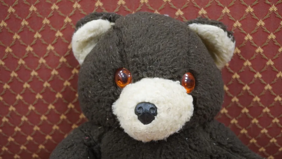 Vintage Dark Brown Teddy Bear - Image 4