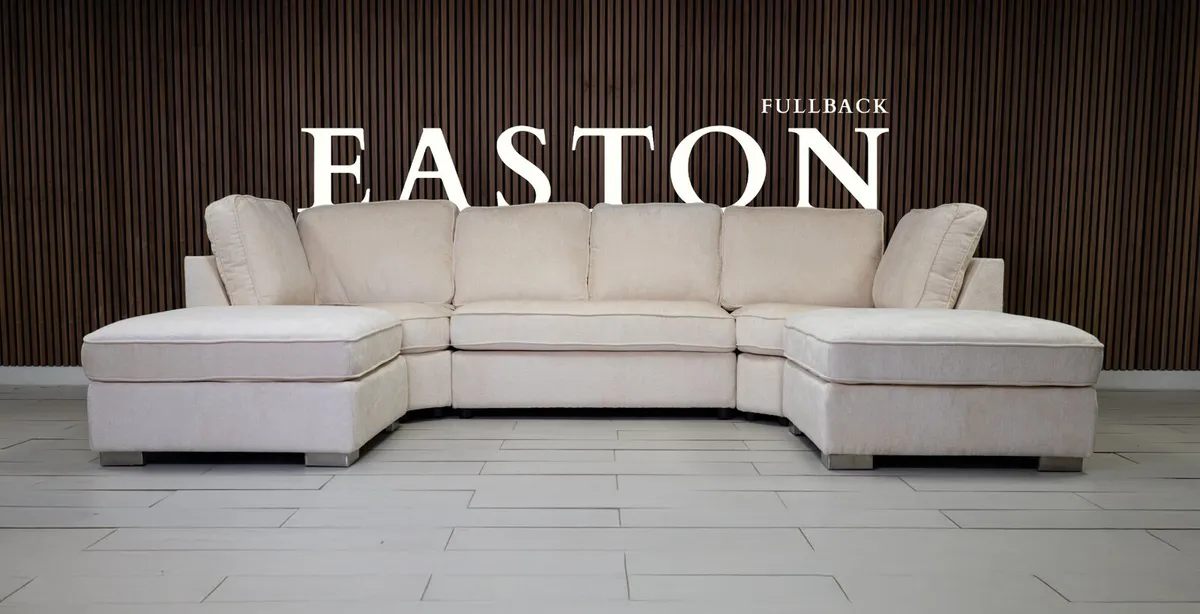 U Shape Sofa With Fullback Cushions Sofa - Image 1