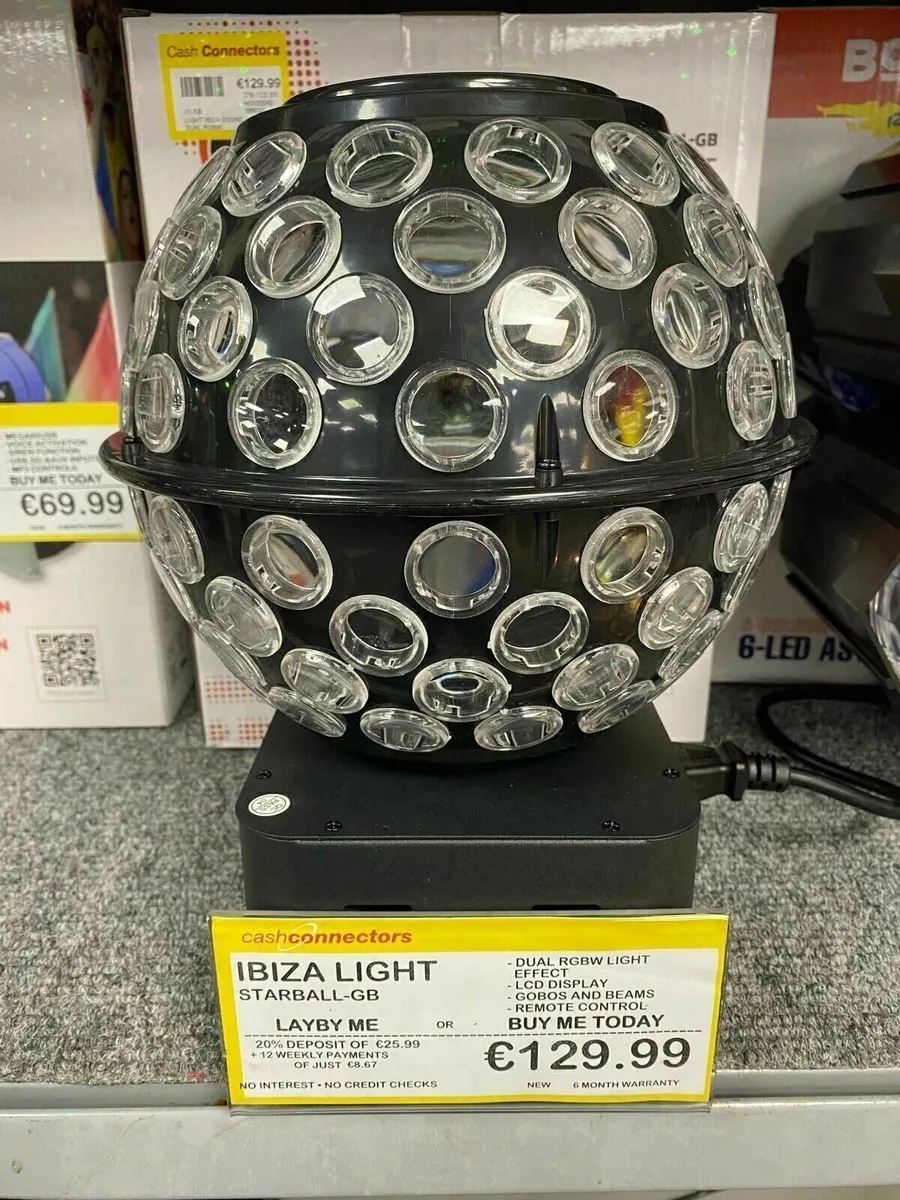 Ibiza Starball Rotating RGB Lightball BRAND NEW - Image 2
