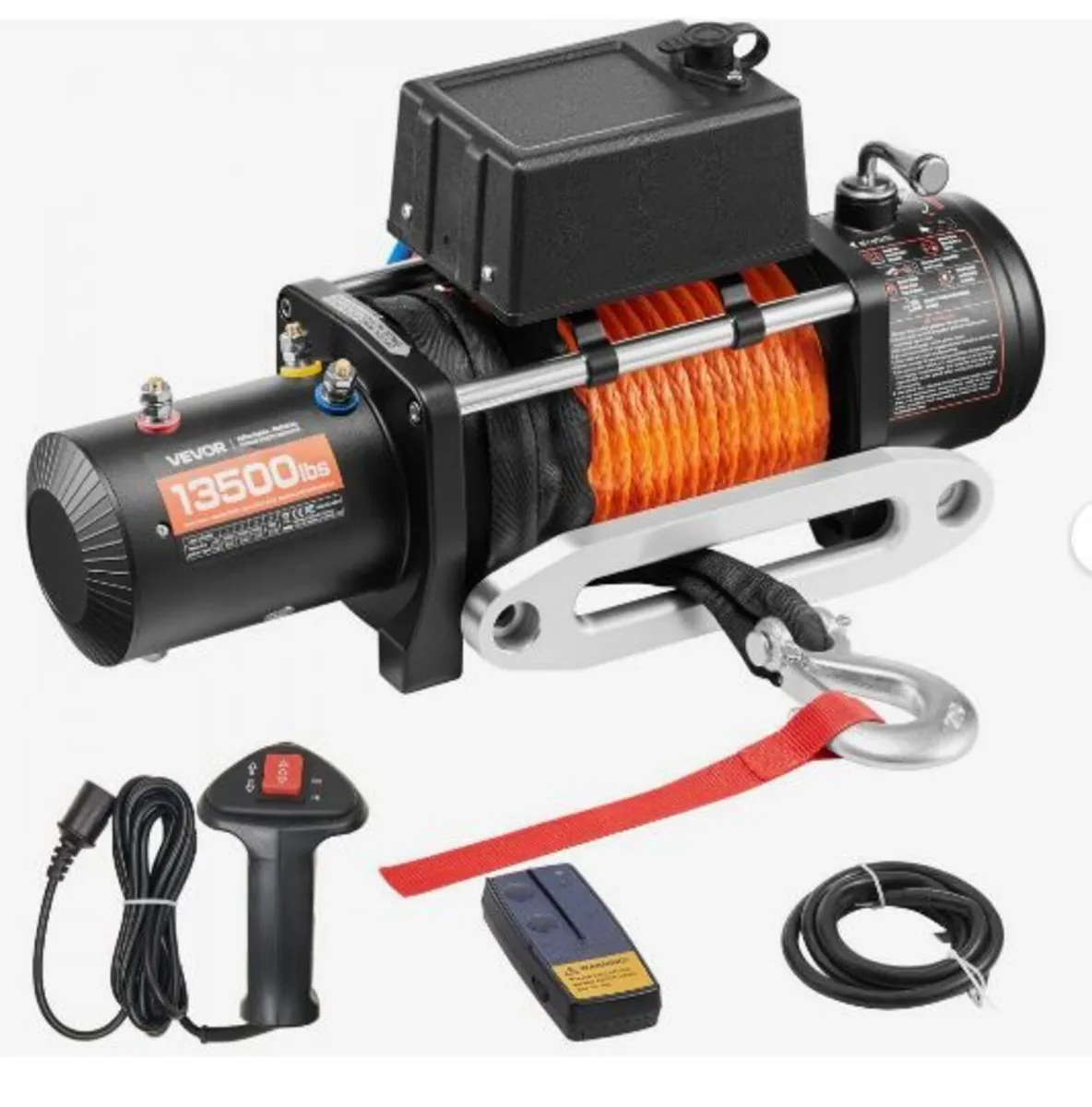 Electric Winch Truck 6123.5 kg Synthetic Rope - Image 1