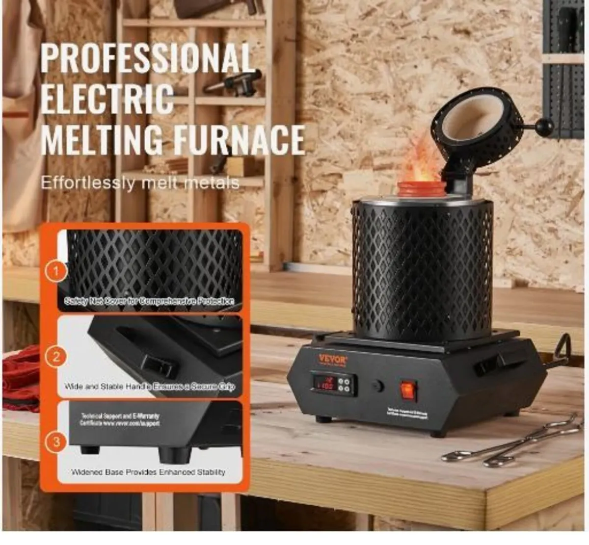 Gold Melting Furnace, 1350W - Image 3