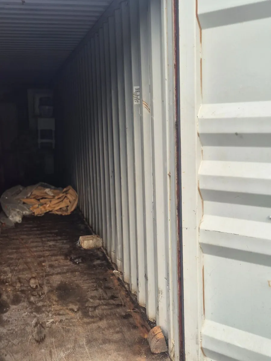 2 X 40ft steel containers in top condition - Image 1