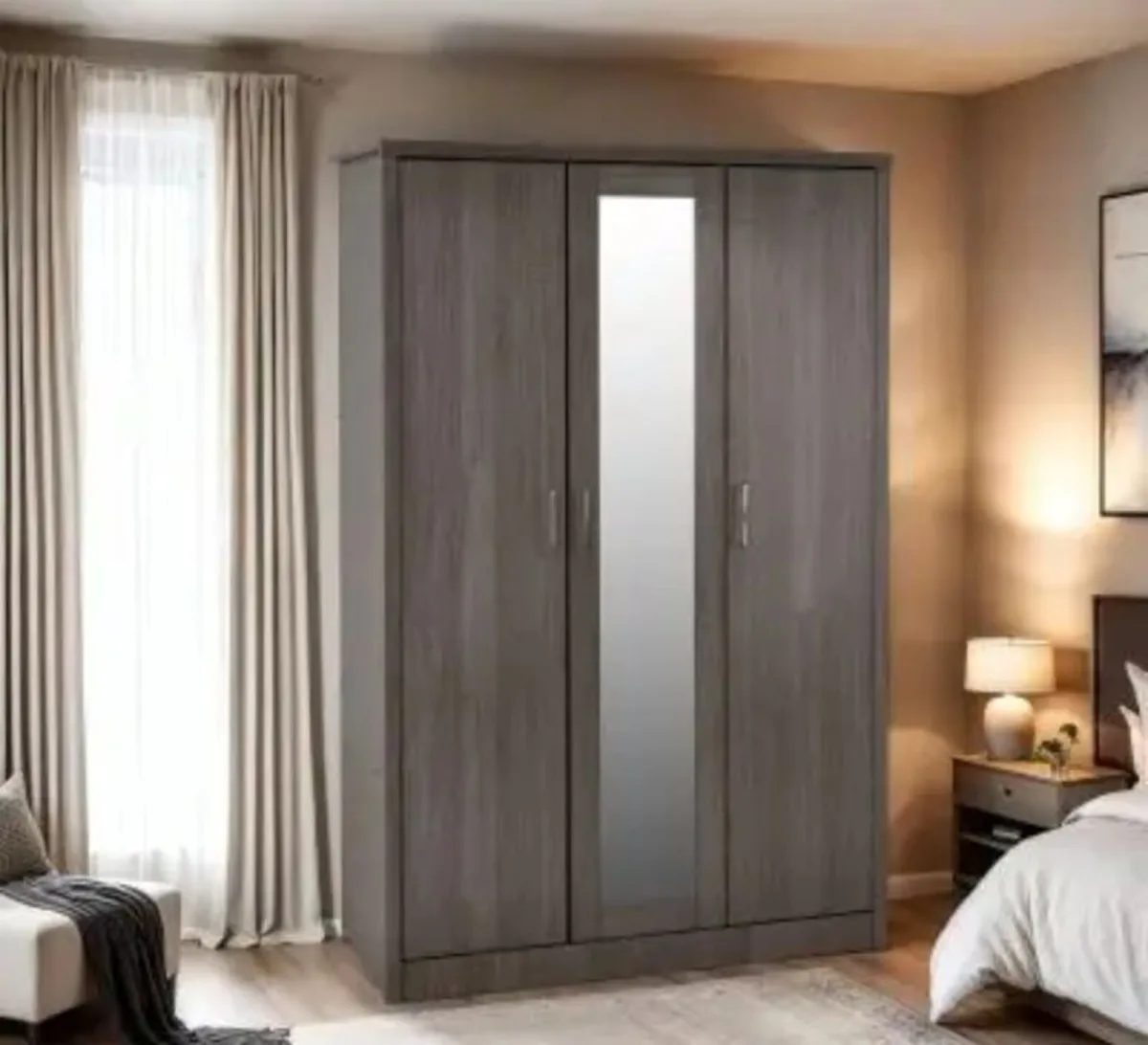 Lisbon 3 Door Wardrobe.No deposit required ✨ - Image 1