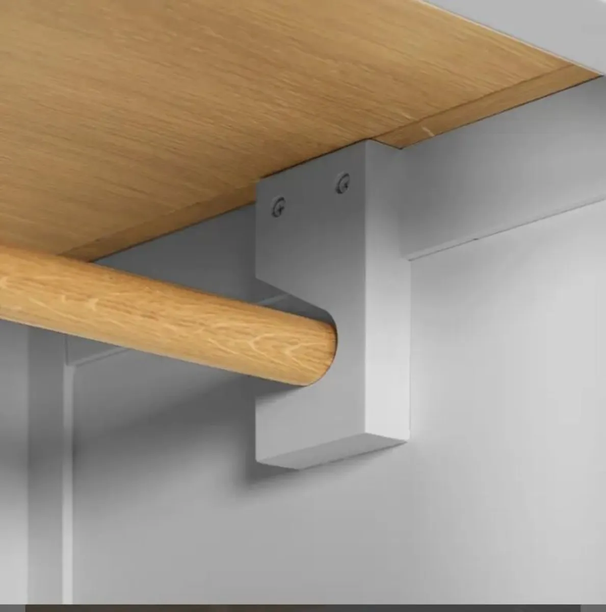 Windsor 3 Door 2 Drawer Wardrobe Pebble Grey Oak - Image 4