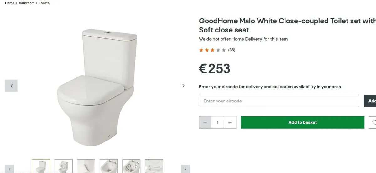 Brand new unused Toilet sets for sale - Image 1