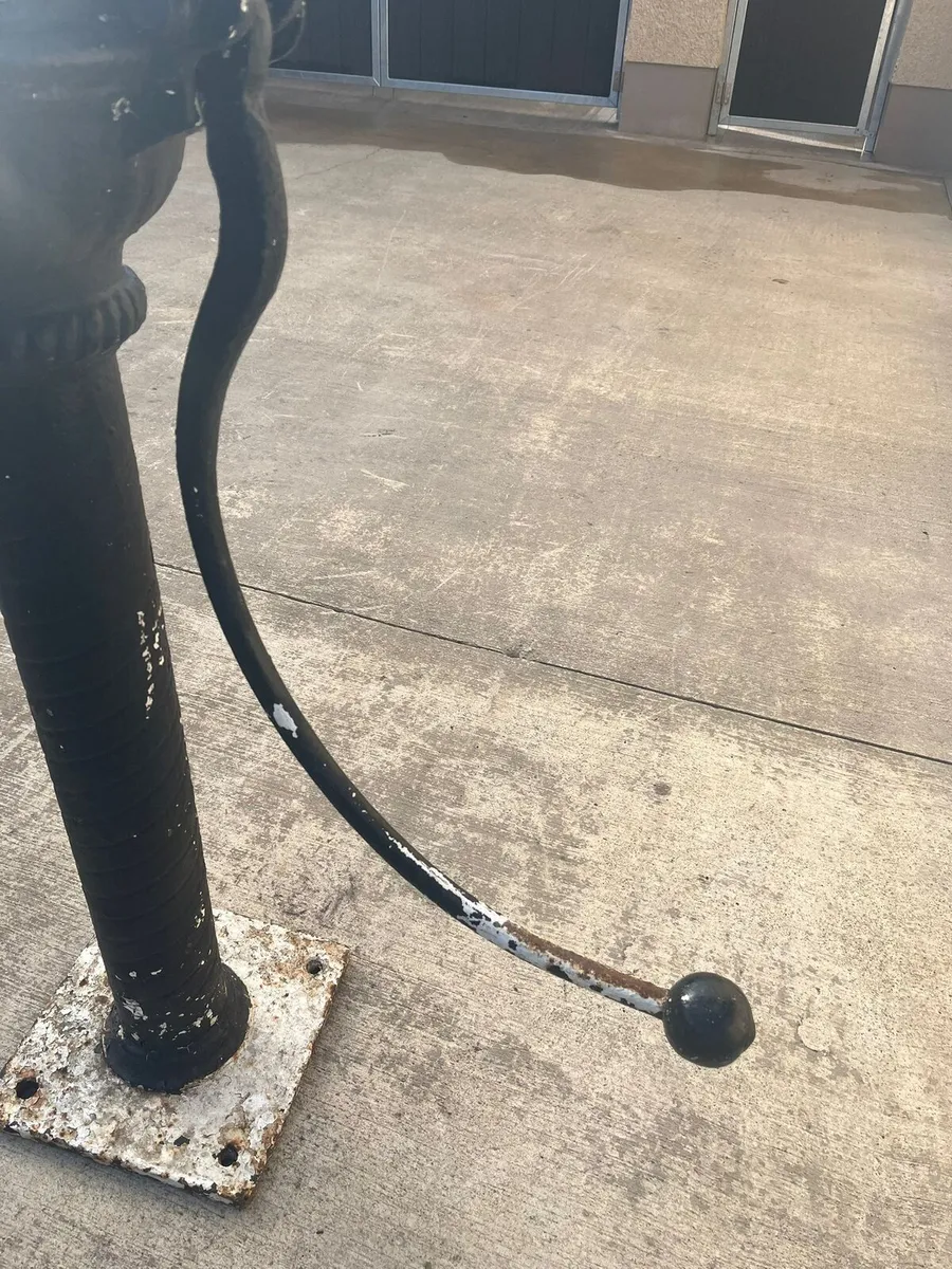 Original antique cow tail pump w - Image 4