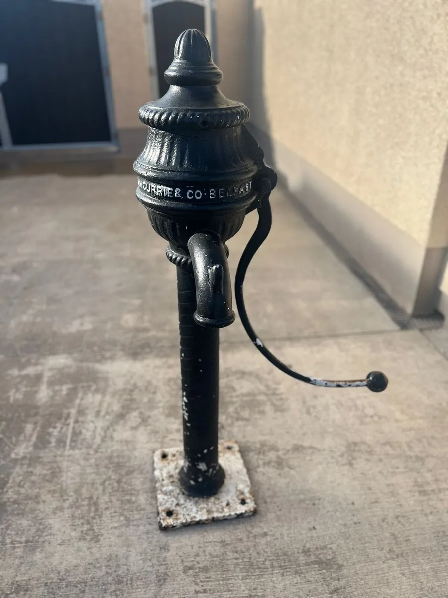 Original antique cow tail pump w - Image 1