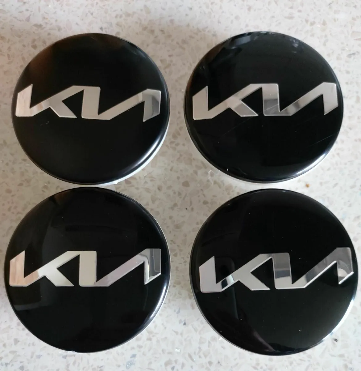 KIA centre caps (New logo) FREE POST - Image 1