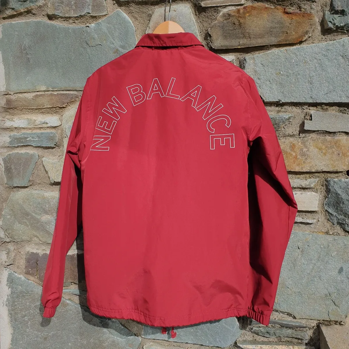 New Balance mens maroon jacket size small - Image 1