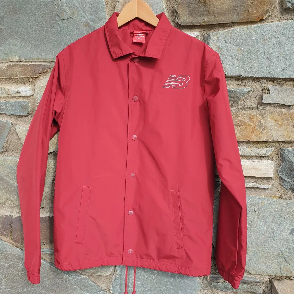 New Balance mens maroon jacket size small - Image 2