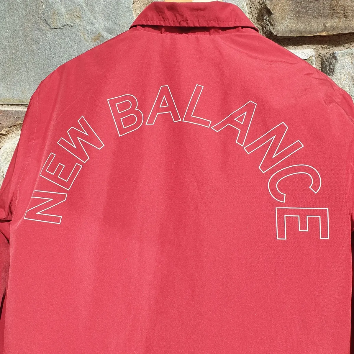 New Balance mens maroon jacket size small - Image 4