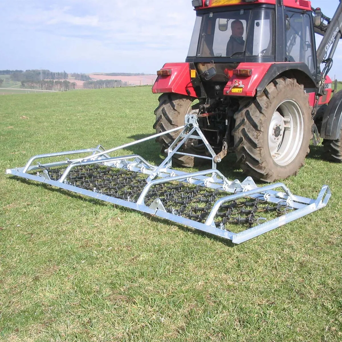 RITCHIE 4M MOUNTED GALVANISED GRASS HARROW - Image 2