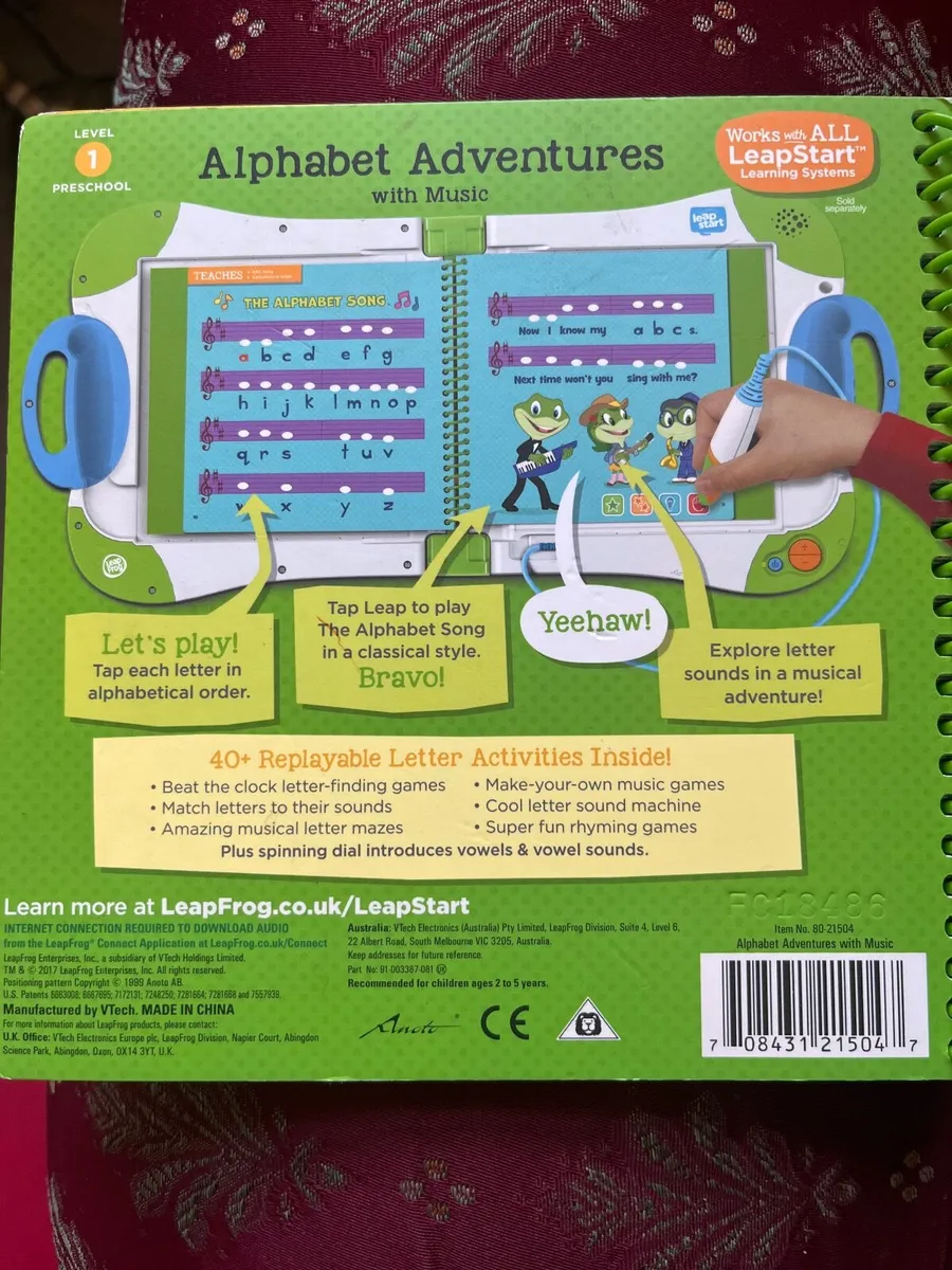 LeapStart® Alphabet Adventures with Music 30+ Page - Image 2